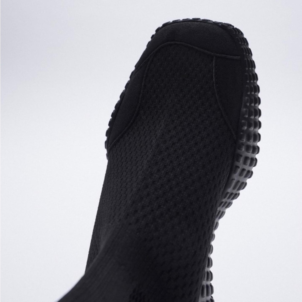 Zara Sock High Top Sneakers Black sz 38 - Picture 4 of 5